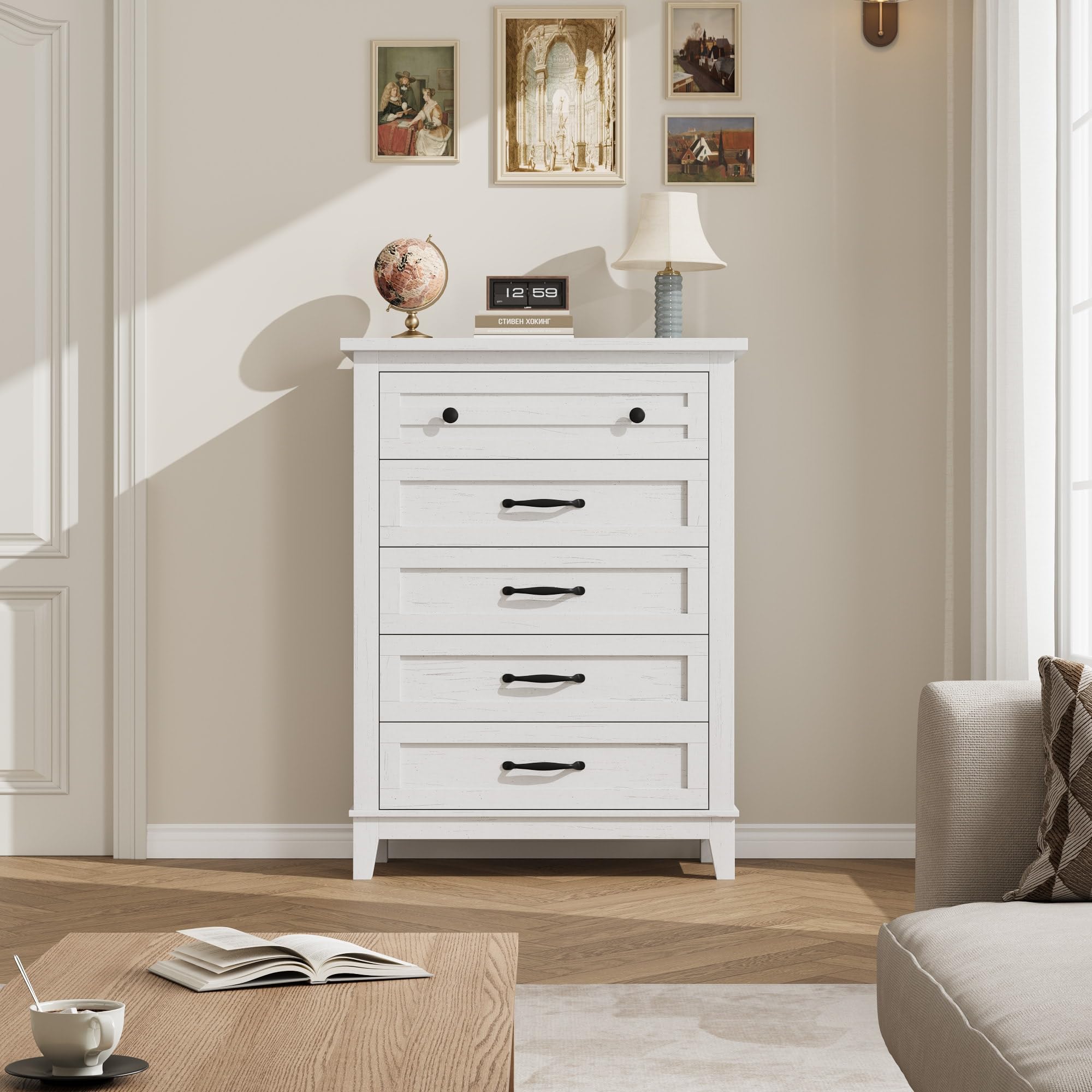 가르비라이프 5단 서랍장, 침실용 높이 조절 가능한 수 - Bedroom Furniture 리뷰 및 가격