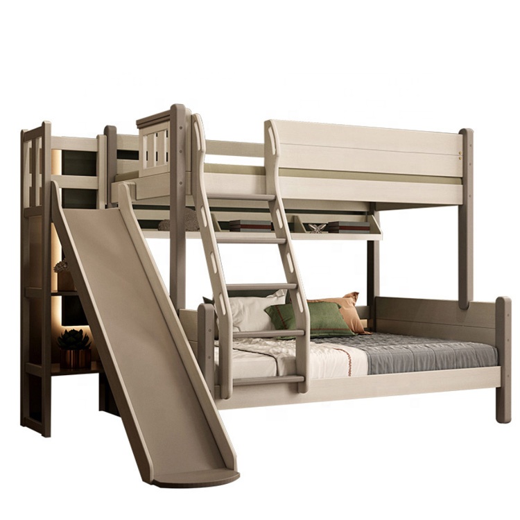 슬라이드가 있는 어린이 침대, 원목 이층 침대(계단 포 - Bunk Bed With Stairs And Slide 리뷰 및 가격