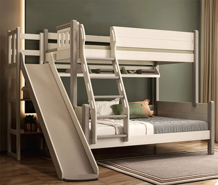 슬라이드가 있는 어린이 침대, 원목 이층 침대(계단 포 - Bunk Bed With Stairs And Slide 리뷰 및 가격
