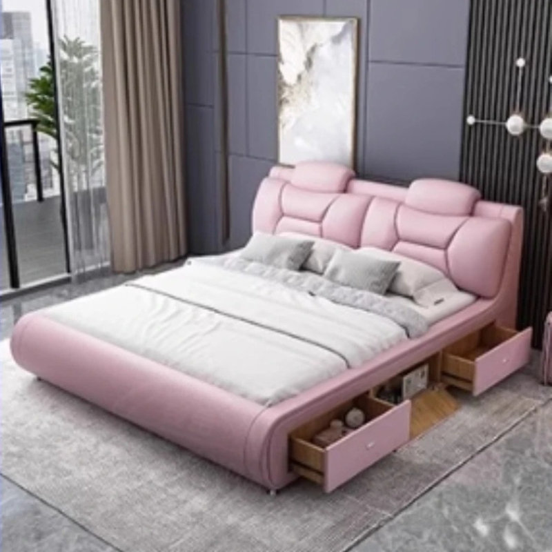 서랍형 수납 더블 킹사이즈 원목 북유럽풍 거실 프레임  - King Size Bed Frame With Storage Drawers 리뷰 및 가격