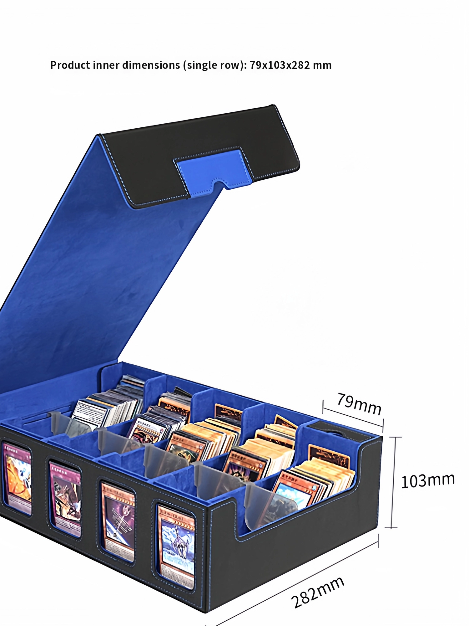 다중 수납공간 PU 가죽 TCG 카드 보관함, 투명창이 - Storage 리뷰 및 가격