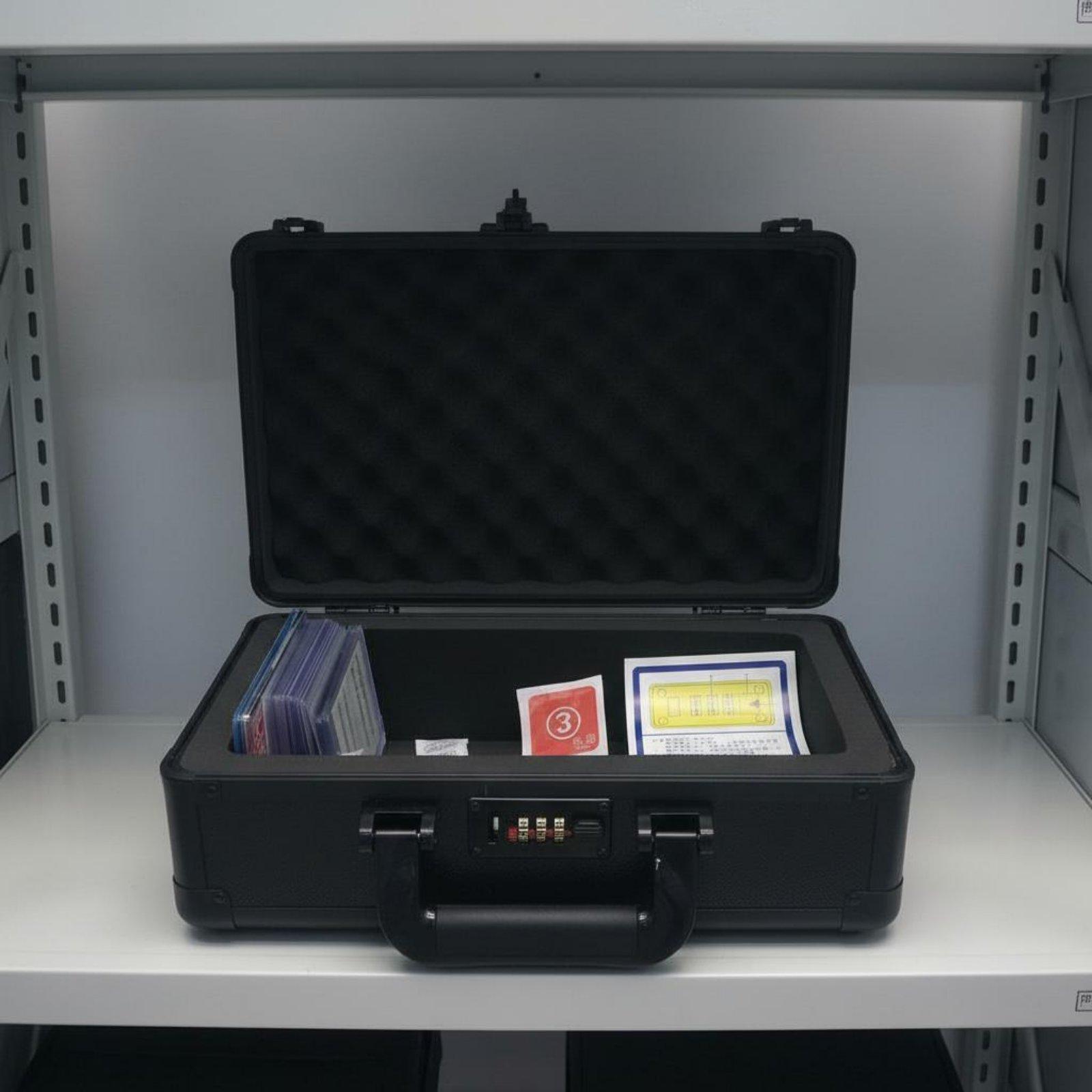 잠금 장치가 있는 카드 보관함, 휴대용 손잡이, 슬래브 - Storage 리뷰 및 가격